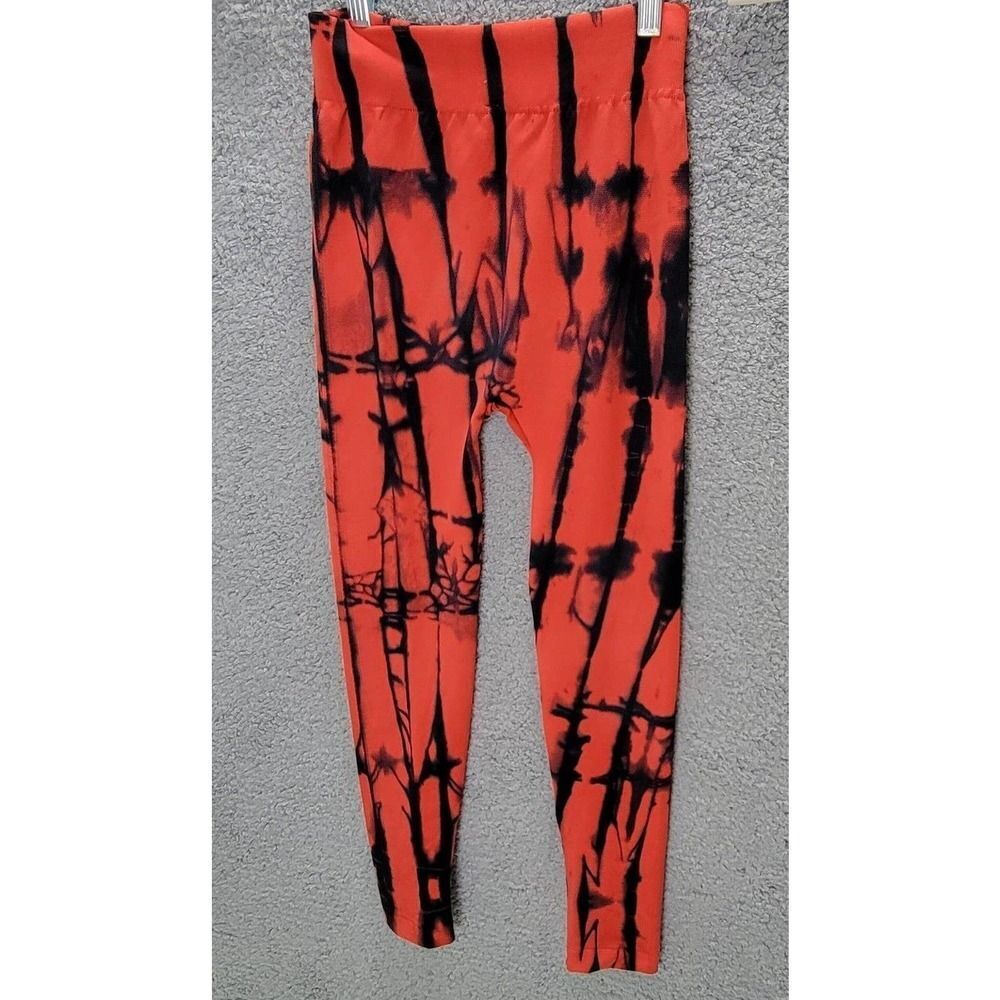 Halloween Costume Leggings Sm Soft and Stretchy Orange and Black - New with Tags